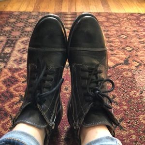 Bed Stu boots black leather